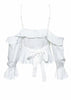 Blusa Ombro Vazado com Babado