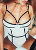 Body Strappy Preto Branco