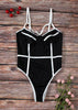 Body Strappy Preto Branco