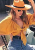 Blusa Cropped de Amarrar na Frente