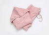 Conjunto Canelado Cropped com Capuz e Calça Legging