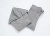 Conjunto Canelado Cropped com Capuz e Calça Legging