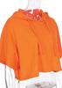 Blusa Cropped com Capuz
