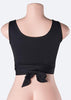Cropped Preta de Amarrar