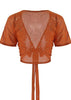 Blusa Cropped de Amarrar