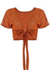 Blusa Cropped de Amarrar