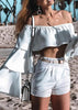 Cropped Cigana com Babado