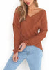 Blusa Transpassada de Tricô