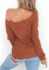 Blusa Transpassada de Tricô