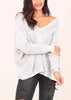 Blusa Tricot Trançada nas Costas com Ilhós