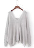 Blusa Tricot Trançada nas Costas com Ilhós