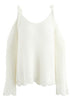 Blusa Tricot Ombro Vazado