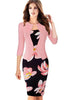 Vestido Tubinho Estampado Para Trabalhar
