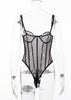 Body Feminino Sensual Renda Preto