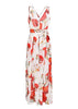 Macacão Floral Pantalona com Fenda