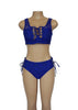 Conjunto Cropped e Calcinha em Renda