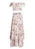Conjunto Estampado Cropped E Saia Longa