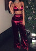 Conjunto de Pantalona e Cropped para Festa