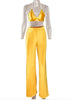 Conjunto de Pantalona e Cropped para Festa