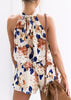 Conjunto de Cropped e Short Estampado