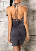 Conjunto Cropped com Saia Curta