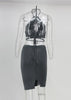 Conjunto Cropped com Saia Curta