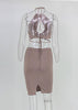 Conjunto Cropped com Saia Curta