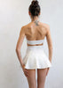 Conjunto Cropped e Saia Curta Festa