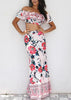 Conjunto Estampado Saia Longa e Cropped