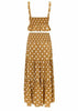 Conjunto Top Cropped e Saia Longa Babado