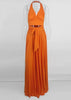 Conjunto Cropped e Saia Longa com Fenda