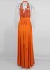 Conjunto Cropped e Saia Longa com Fenda