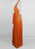 Conjunto Cropped e Saia Longa com Fenda