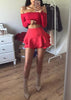 Short Saia Com Babado