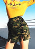 Saia Camuflada Militar com Ilhós
