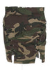 Saia Camuflada Militar com Ilhós