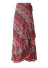 Saia Longa Mullet Envelope com Babado