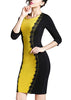 Vestido Curto Tubinho com Renda e com efeito emagrecedor