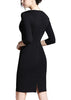 Vestido Curto Tubinho com Renda e com efeito emagrecedor