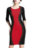 Vestido Curto Tubinho com Renda e com efeito emagrecedor