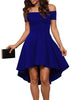 Vestido Mullet Rodado Ombro a Ombro