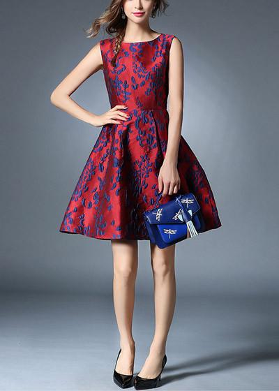 Vestido Jacquard Rodado Para Festa