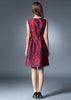Vestido Jacquard Rodado Para Festa