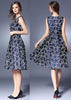 Vestido Rodado Gode Jacquard