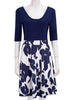 Vestido Curto Rodado Decote V Frente e Costas
