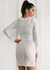 Vestido de Festa Renda Curto Decotado