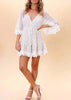 Vestido de Festa Curto Tule Bordado Com Renda