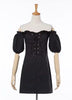Vestido Curto Ciganinha Decote Trançados