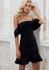 Vestido Curto Tomara Que Caia Com Babados