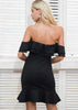 Vestido Curto Tomara Que Caia Com Babados
